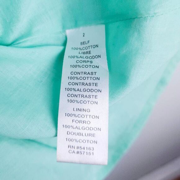 JESSICA SIMPSON Mint Green Lace Eyelet Fit & Flare Sleeveless Summer Dress 2 - Picture 10 of 10